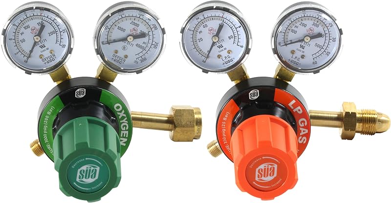 SÜA - Oxygen and Acetylene Regulators Combo - V350 Series