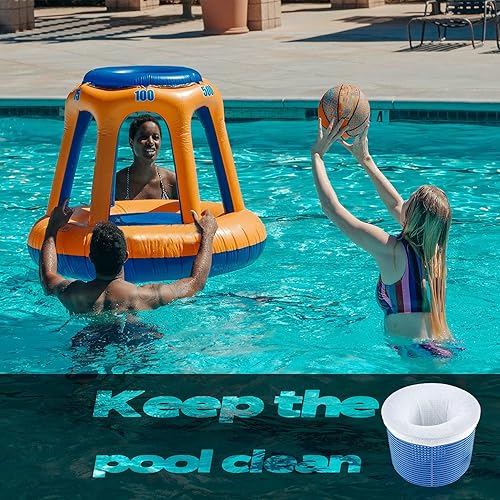 Miniatura 5 de Paquete de 30 calcetines de filtro de piscina para piscina enterrada y sobre el suelo, hojas de malla fina, atrapador de polen, desechos, prefiltro