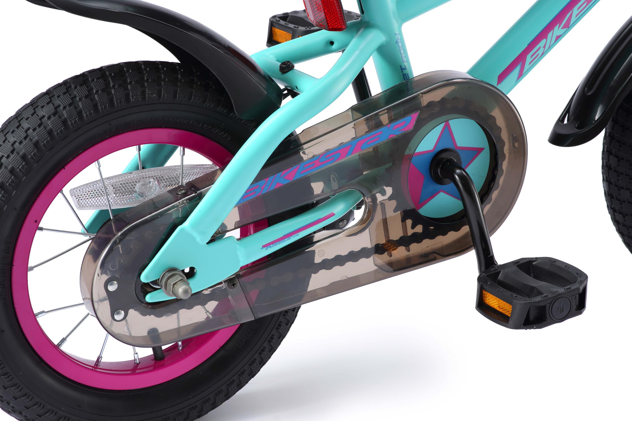 BIKESTAR Bicicleta Infantil para niños y niñas a Partir de 3 años | Bici de montaña 12 Pulgadas con Frenos | 12" Edición Mountainbike Berry Turquesa
