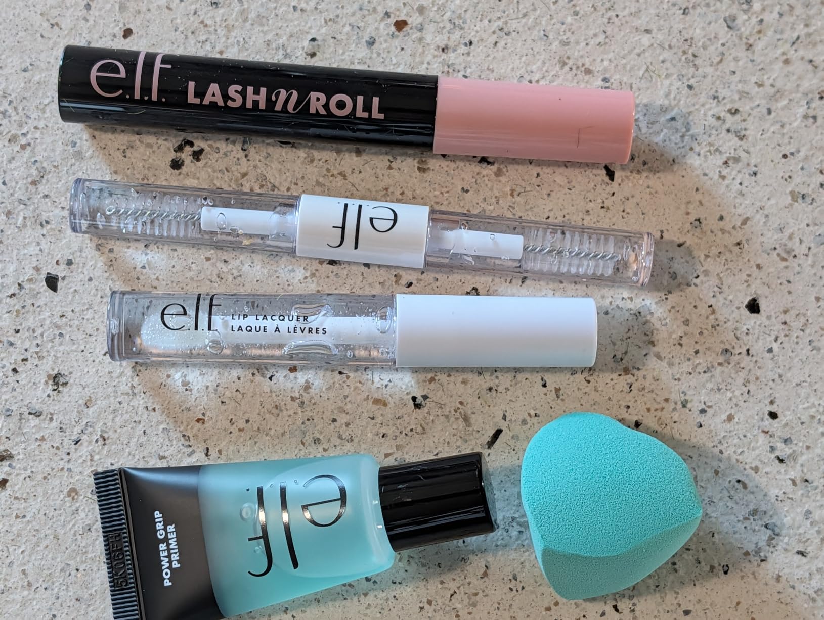 e.l.f. All Day Every Day Makeup Kit, Hydrating Face Primer, Curling Mascara, High-Shine Lip Gloss & Clear Eyebrow Gel + Mascara, Vegan & Cruelty-Free