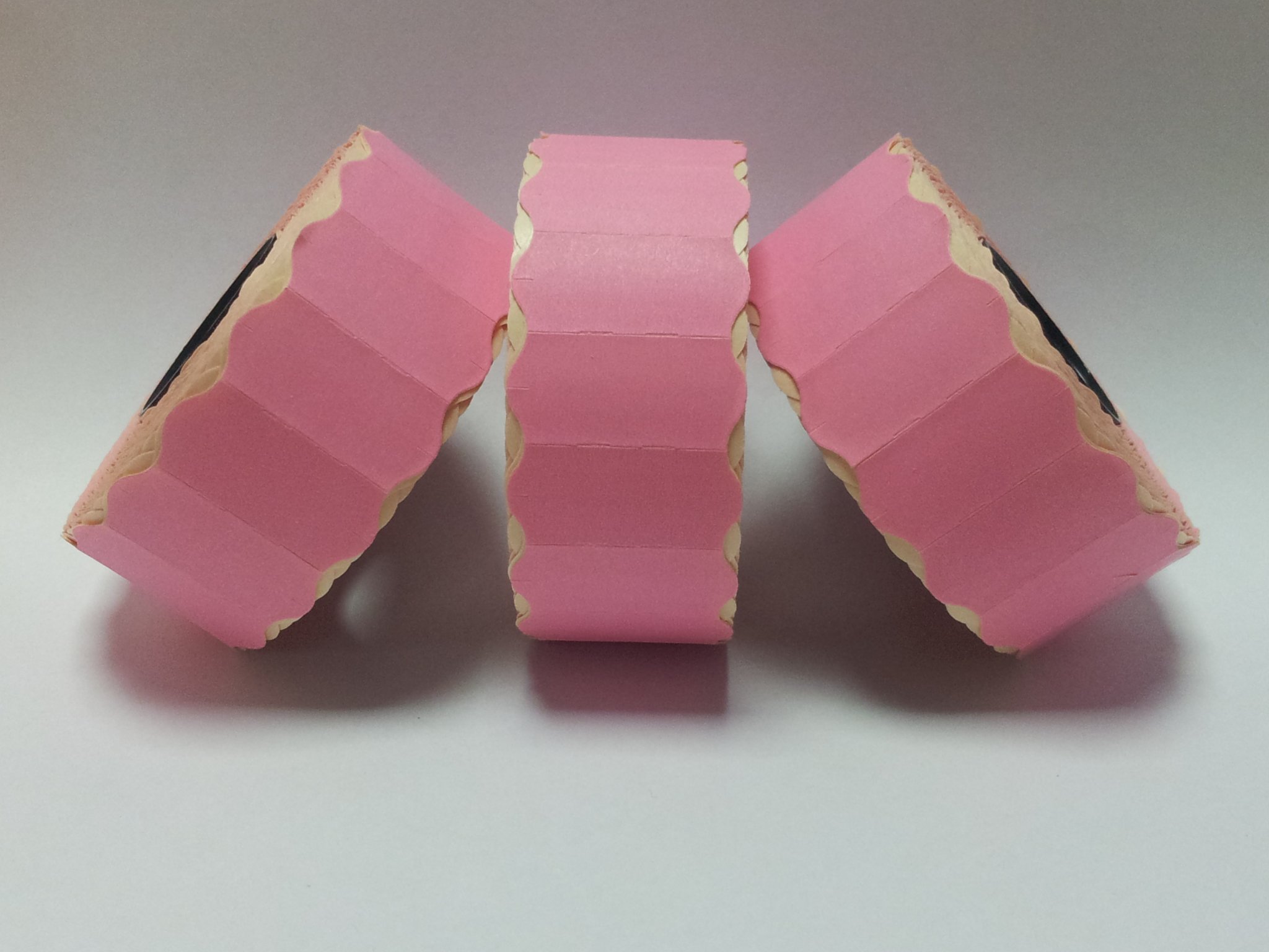 CT4 26mm x 12mm Price Gun Labels - Pink Peelable - 10 Rolls / 15,000 Labels