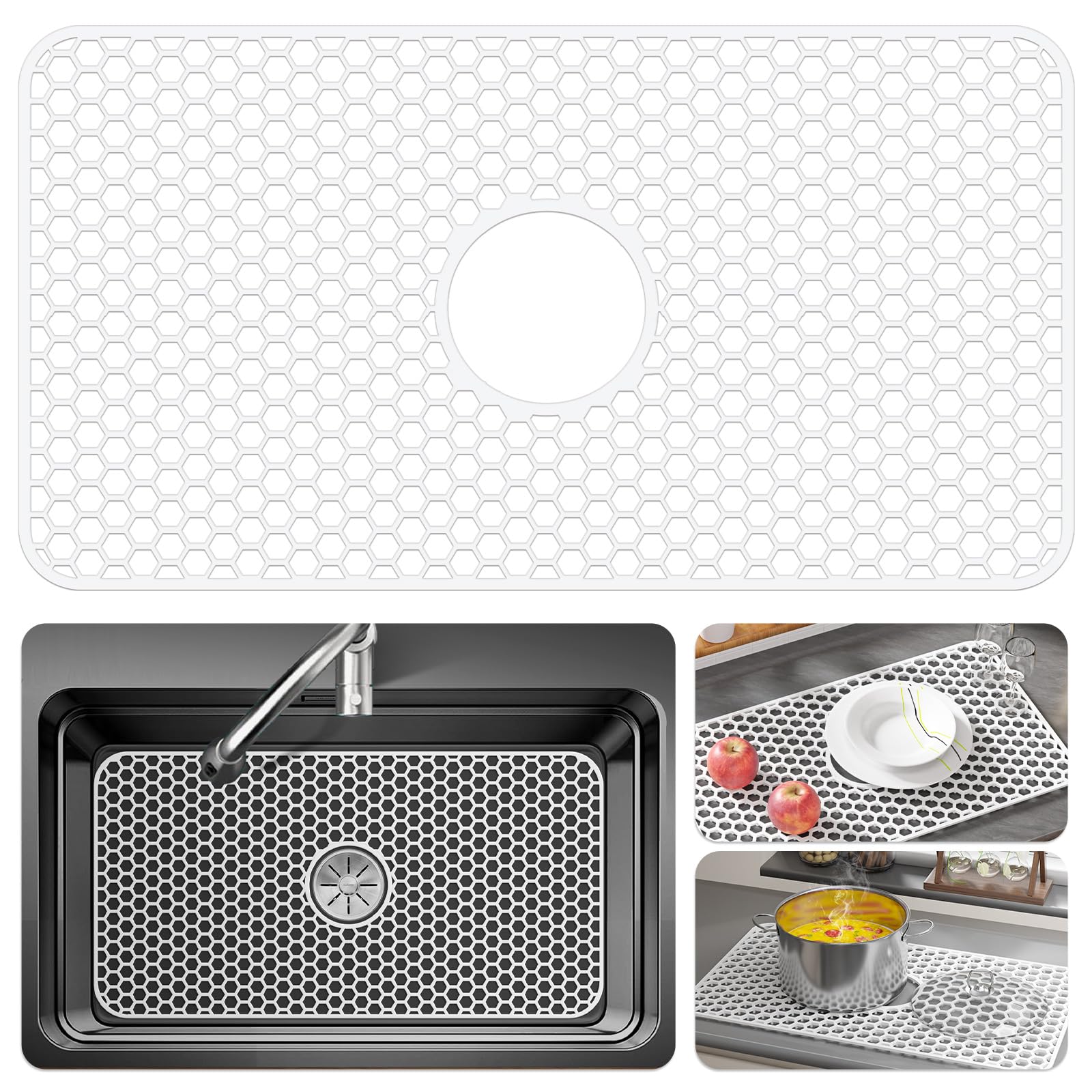 Silicone Sink Protector - Protect Your Kitchen Sink -17