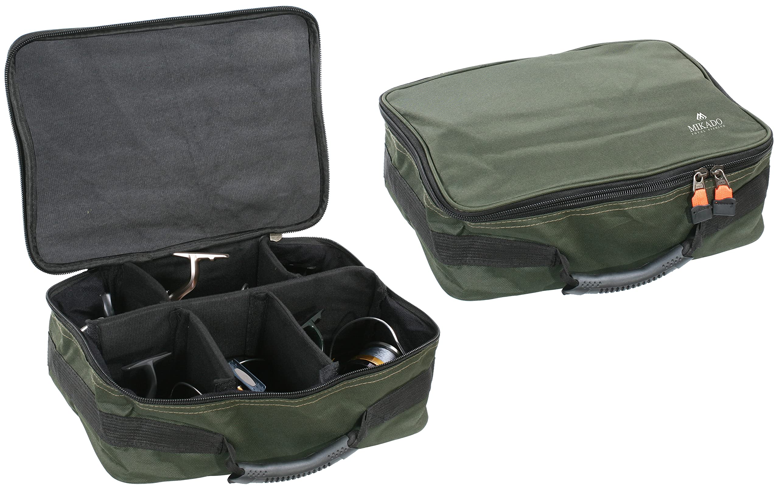 Mikado Angel Taschen Reel Case Black Karpfenangeln Boot