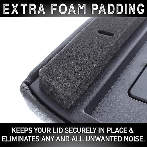 Miniatura 5 de EcoAuto Kit de repuesto de tapa de consola central para 99-07 Silverado, Avalanche, Suburban, Sierra, Yukon - Reemplaza OEM 19127364, 19127365,