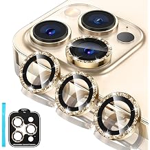 Tensea for iPhone 14 Pro / iPhone 14 Pro Max Camera Lens Protector, 9H Tempered Glass Camera Cover Screen Protector Metal Individual Ring Protector for iPhone 14Pro 6.1 inch iPhone 14 ProMax 6.7 inch