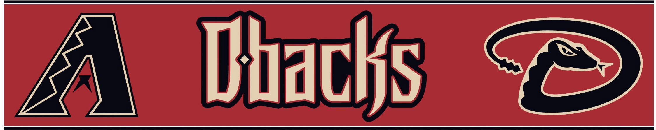 Arizona Diamondbacks brique frise York ZB3407BD pour revivre les matchs en famille
