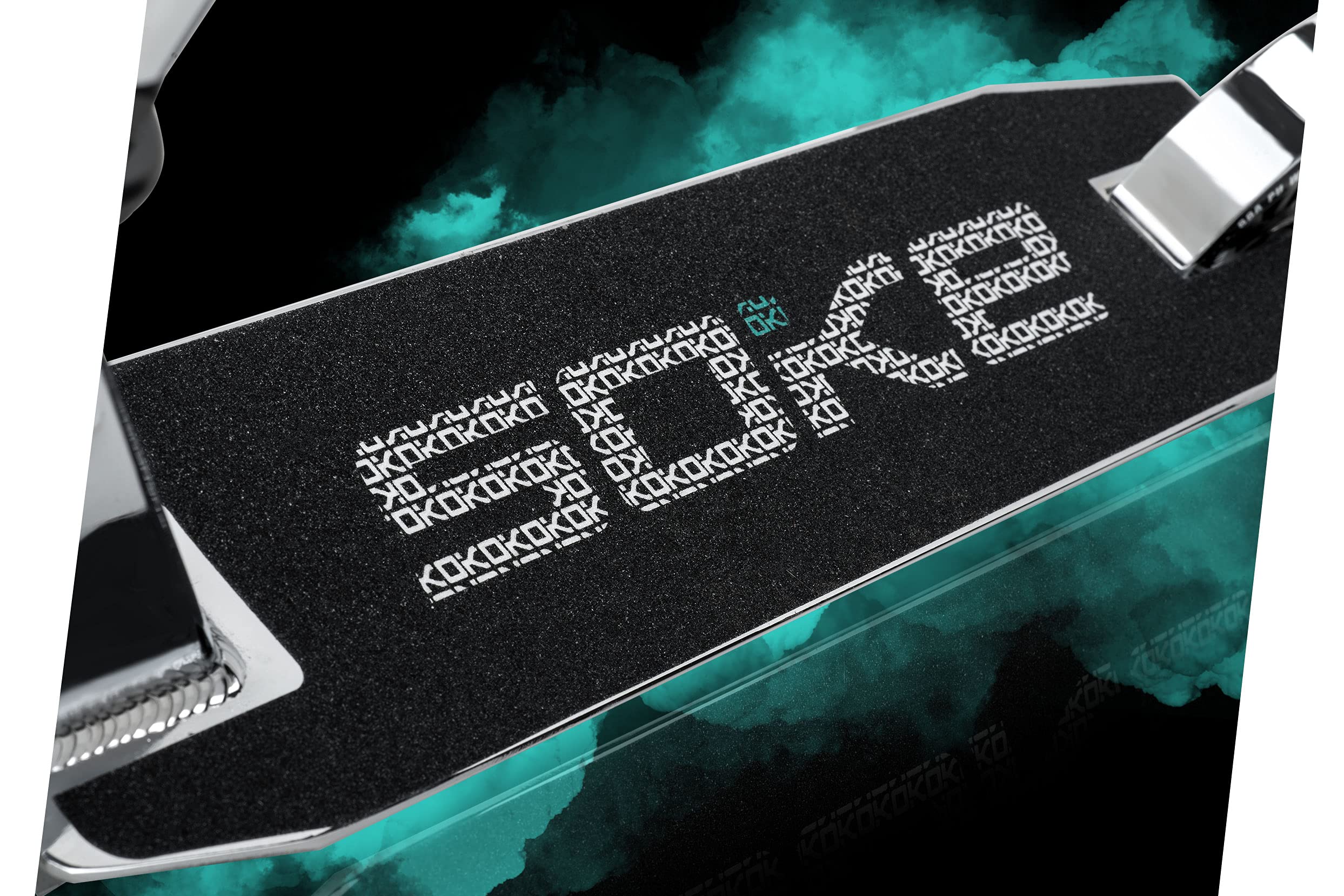 SOKE EVO STREET Monopattino Acrobatico Abec-9 Carbon – Monopattino Acrobatico per Adulti per Skatepark – Monopattino Acrobatico per Eseguire Acrobazie e Fruste – per Adolescenti 11-15