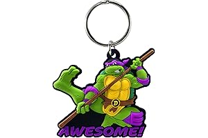 Nickelodeon Donatello Soft Touch PVC Key Ring: Show Your Love for the...