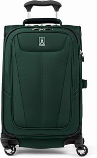 Maxlite 5 Softside Expandable Carry-On Luggage with Spinner Wheels, Lightweight, 21-Inch — Forest Green