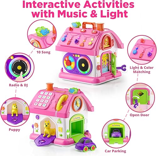 Miniatura 2 de Juguetes para regalos de niña de 1 año, juguete de aprendizaje bilingüe para niños pequeños de 1 a 2 años, regalo de primer cumpleaños, juguetes