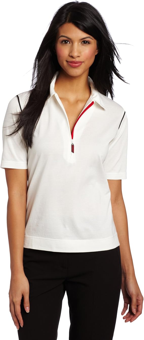 Sport Haley Women's Jacquard Elbow Sleeve Shirt Golf