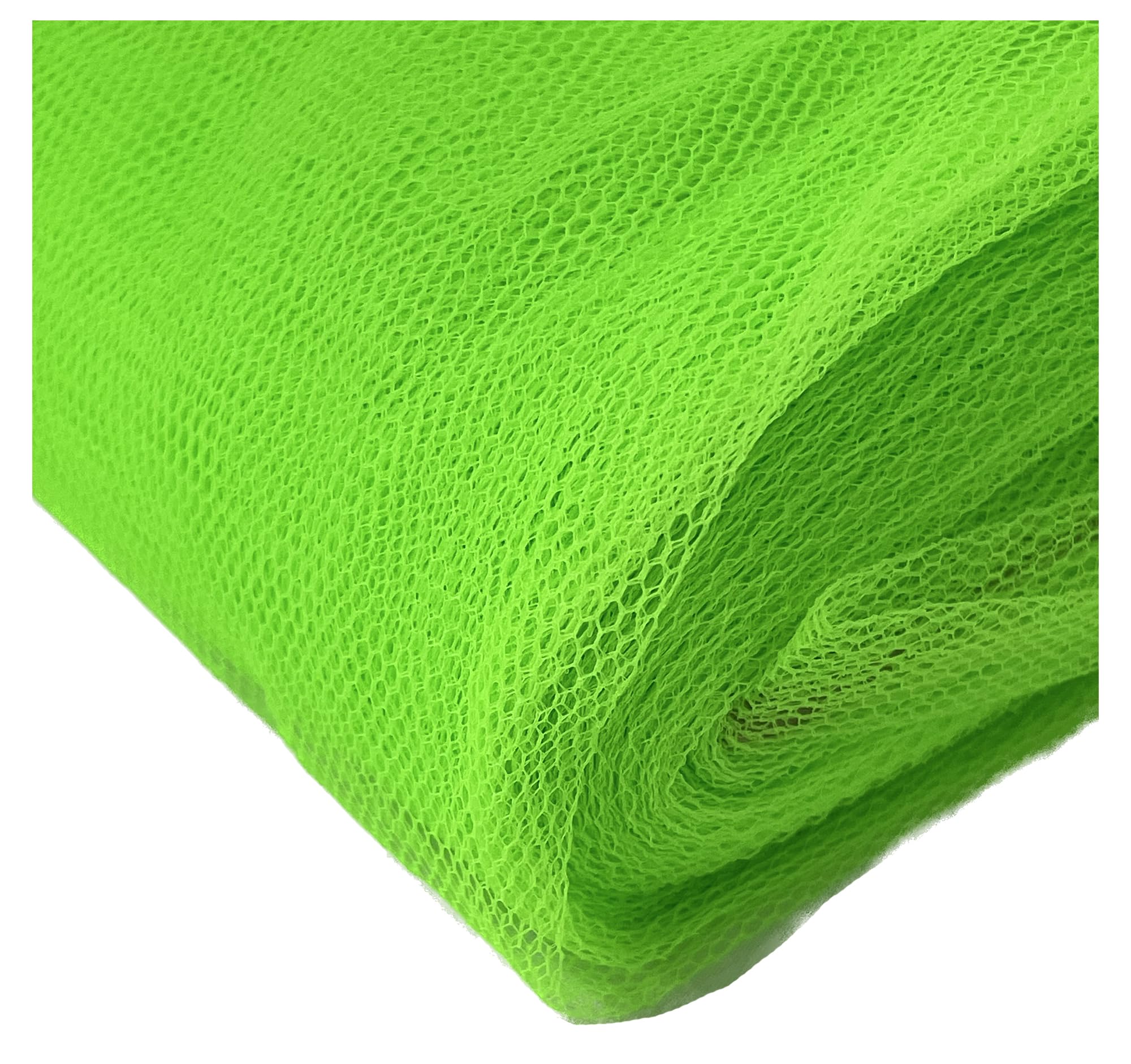 Flo Green Dress Net Fabric 100% Polyester Flare Free Tutu Tulle Mesh Veil Bridal Material (Sample)