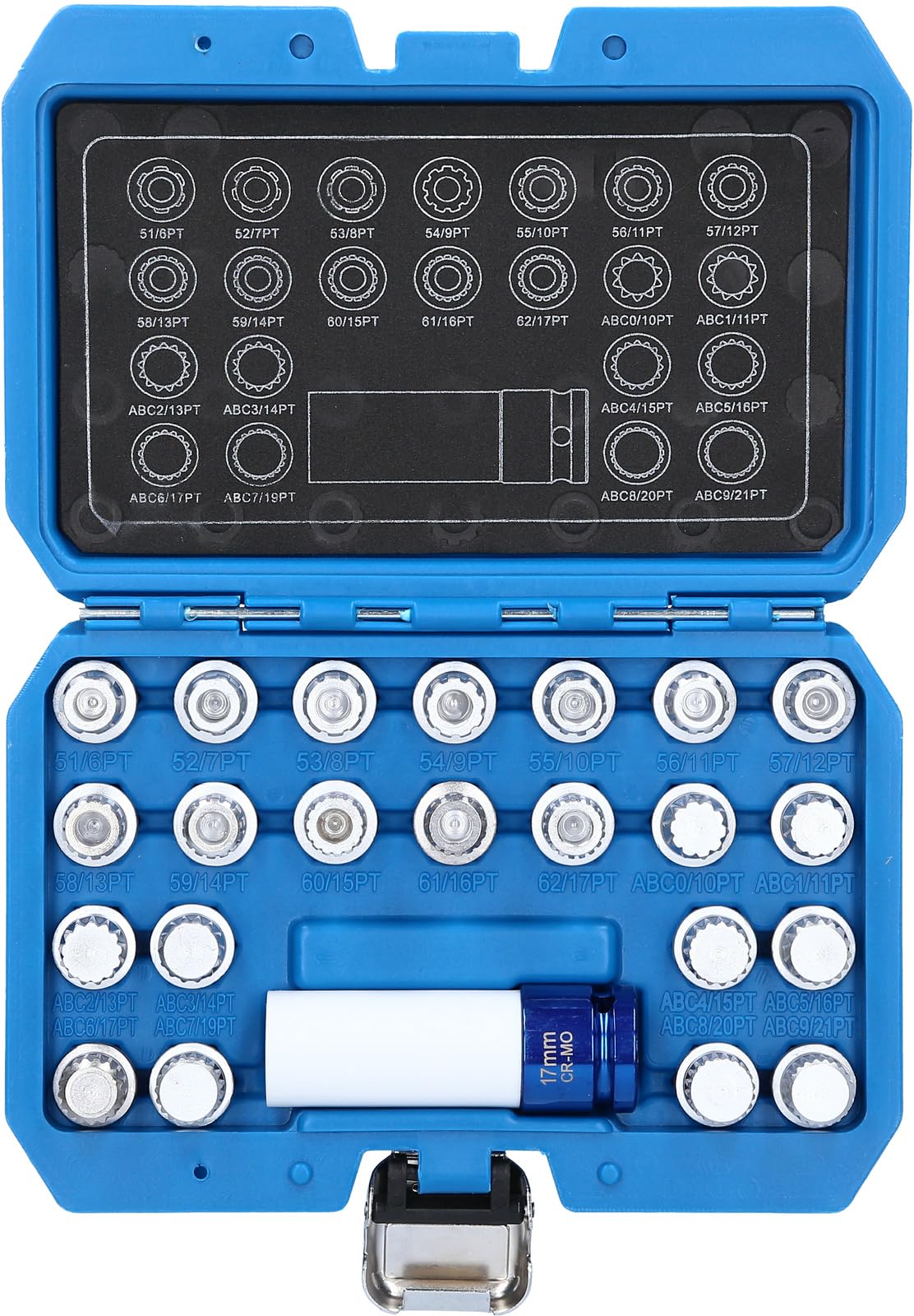 BRILLIANT TOOLS BT691260 Assortiment de systèmes antivols de roue pour VW, 23 pcs [Powered by KS TOOLS]