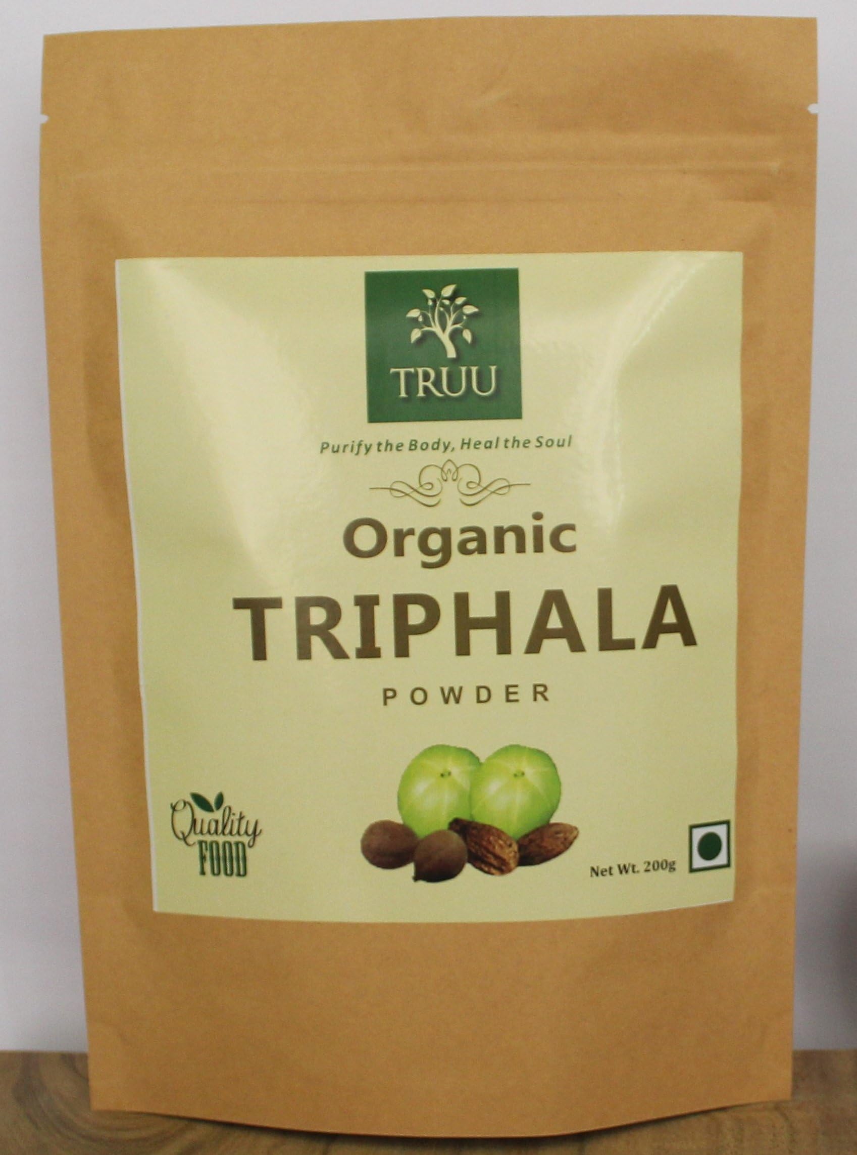 Organic Triphala Powder, Fresh Pure 100% Natural Imported