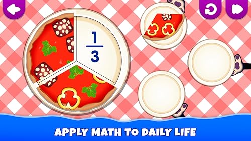 Academia da Comida Divertida! Jogos crianças 3 anos grátis: jogo de matemática, aprender escrever, l