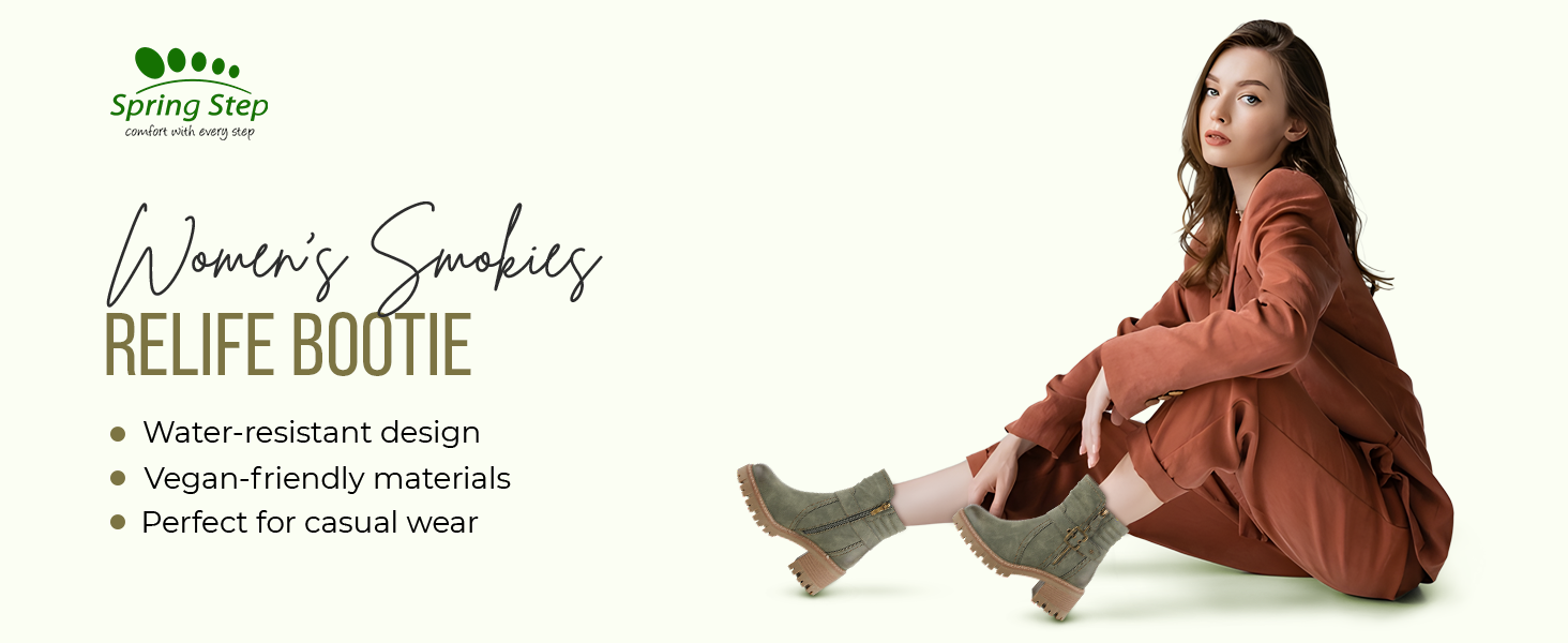 Amazon.com | Spring Step Smokies Bootie - Water Resistant
