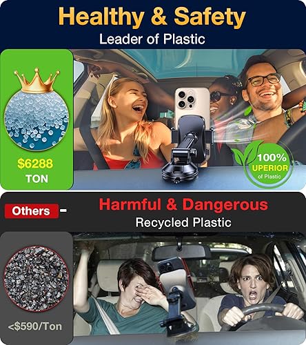 Miniatura 3 de Romuto Soporte de teléfono para automóvil Succión más fuerte 2025Soporte de teléfono para teléfono celular de automóvil para tu automóvil,