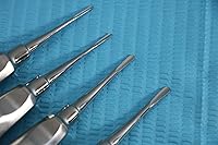 Vista 3 de Alemán 4 PCS Cirugía Dental Recta Extracción Luxating Ascensor Ascensor Mango Azul