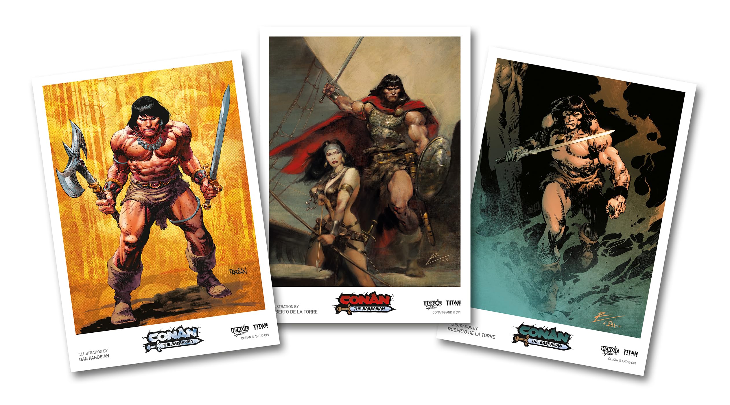 CONAN THE BARBARIAN 01-03 SLIPCASE SET REGED MIKE DEODATO