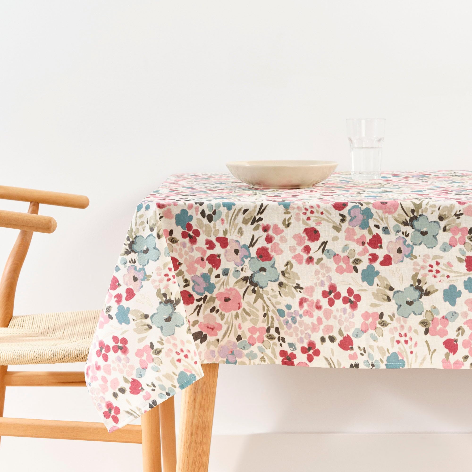 BELUM | Tablecloth 250x140 cm Resinated Stain Resistant Model 0120-52, Tablecloth NO Rubber, Tablecloth Without Rigidity, Tablecloth Touch Cotton