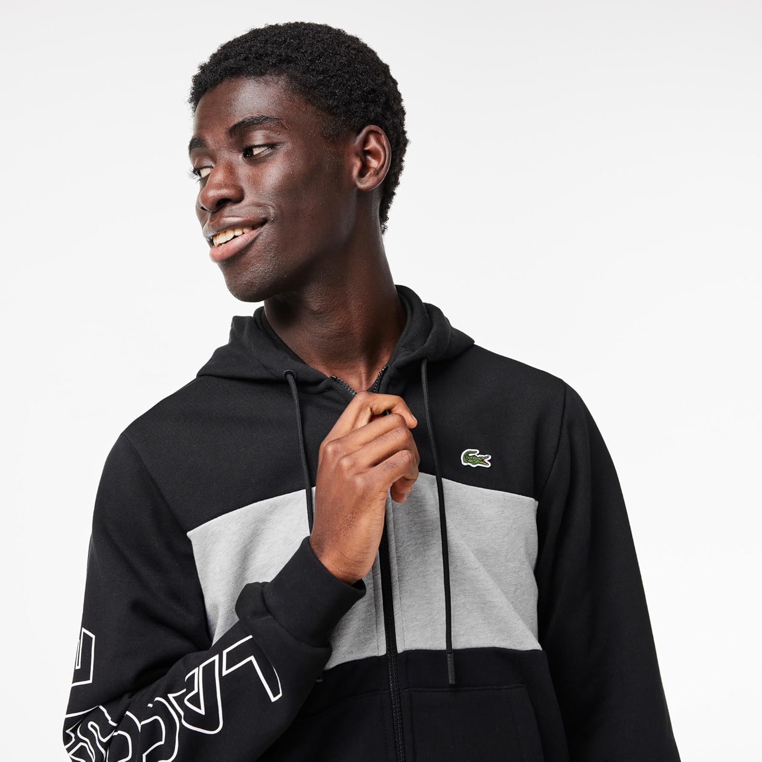 ココ‼️Lacoste ブラック ブルゾン 楽天市場】LACOSTE 2.5レイヤースイングトップ スタンドジップ