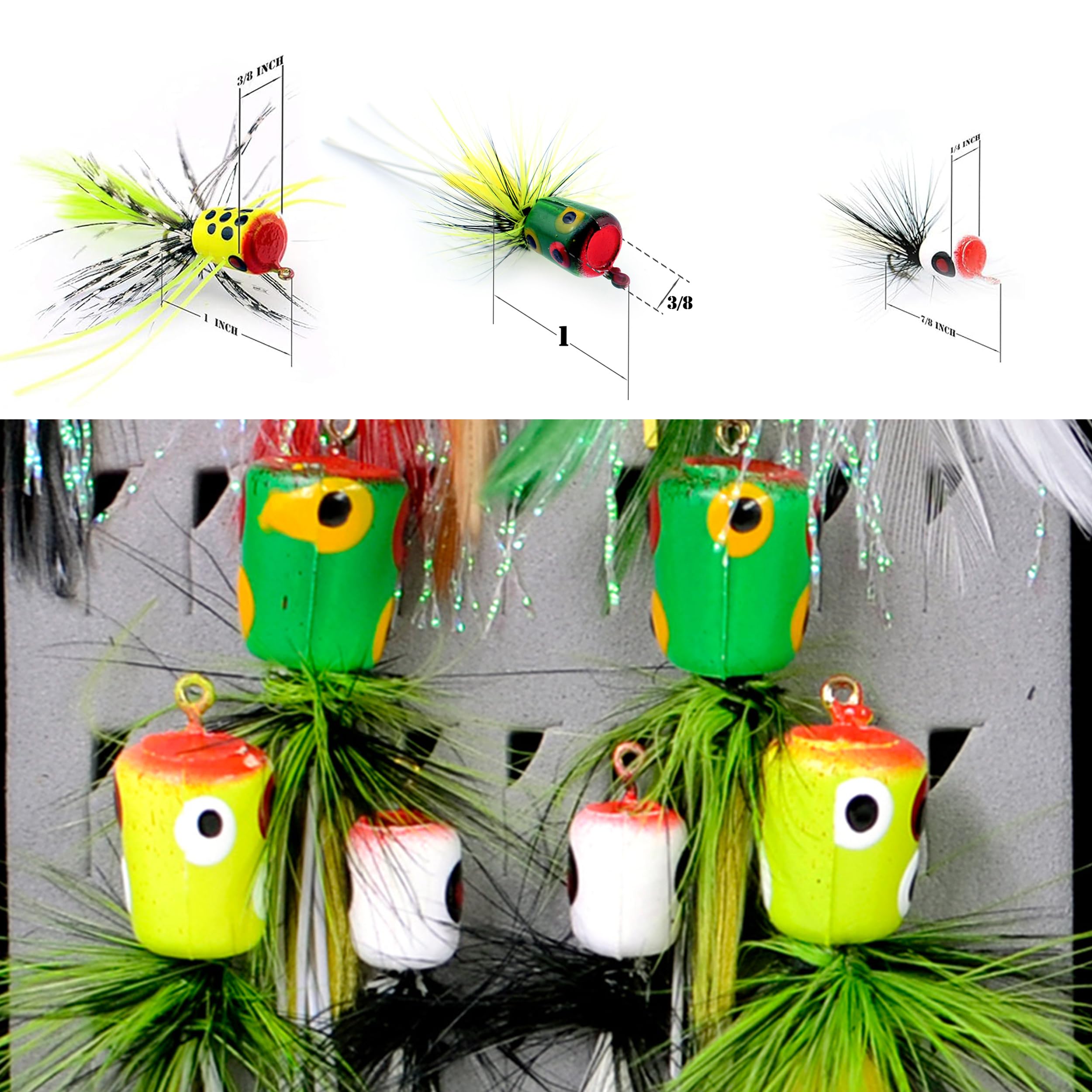 Pop21 - Kit de moscas para pesca con mosca