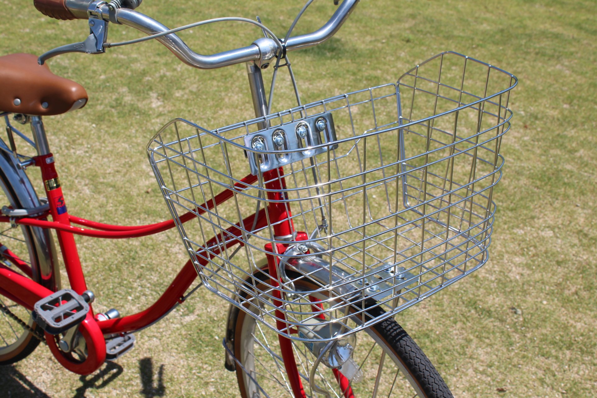 Amazon | sentan(センタン工業) 自転車用前カゴ 超~ワイドなカゴ 取付 