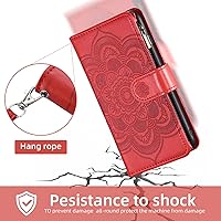 Vista 7 de Asuwish Funda de teléfono para Samsung Galaxy A32 5G 2021 de 6.5 pulgadas con protector de pantalla de vidrio templado y soporte para tarjetas