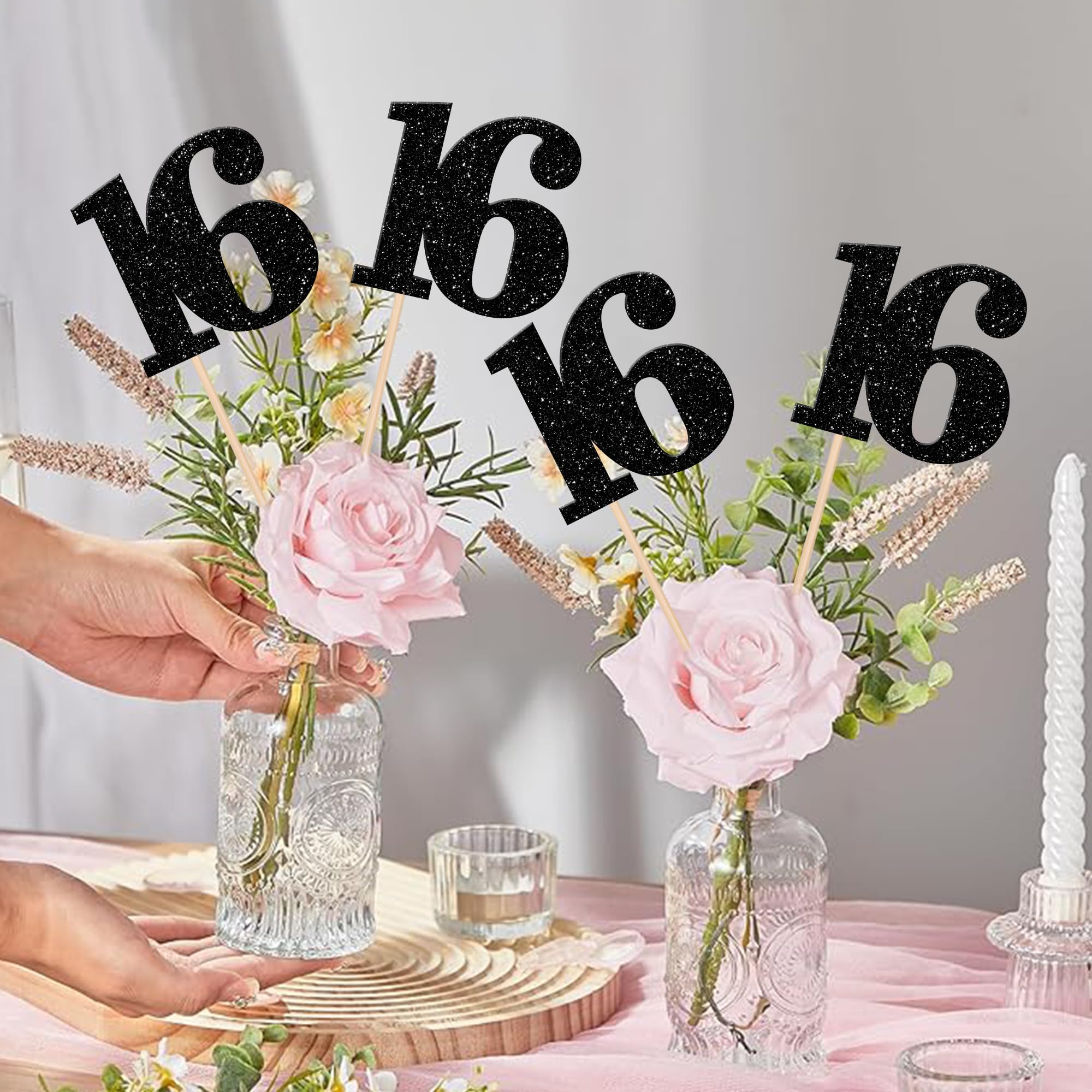 Lighted Sweet Sixteen Centerpieces Reusable Led Balloons For Birthday