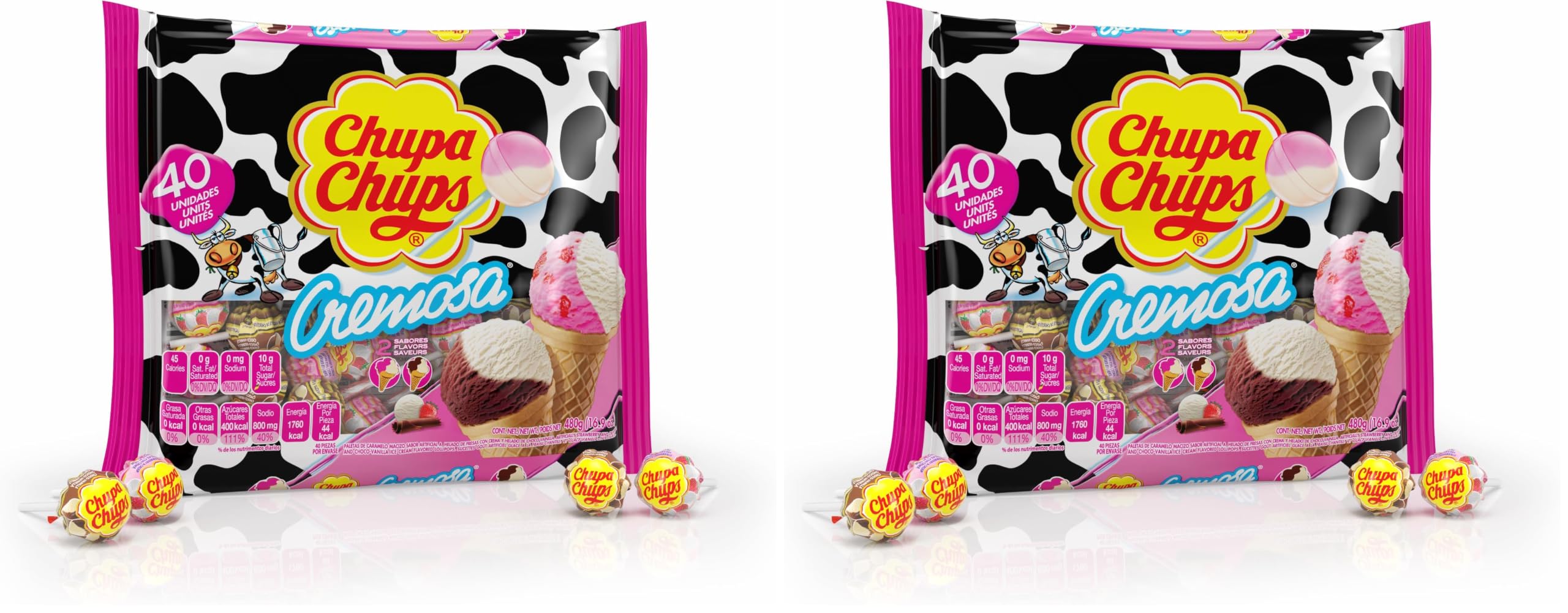 Amazon.com : Chupa Chups Cremosa Lollipop Assortment, 2 Ice Cream Amazon.com : Chupa Chups Cremosa Lollipop Assortment, 2 Ice Cream
