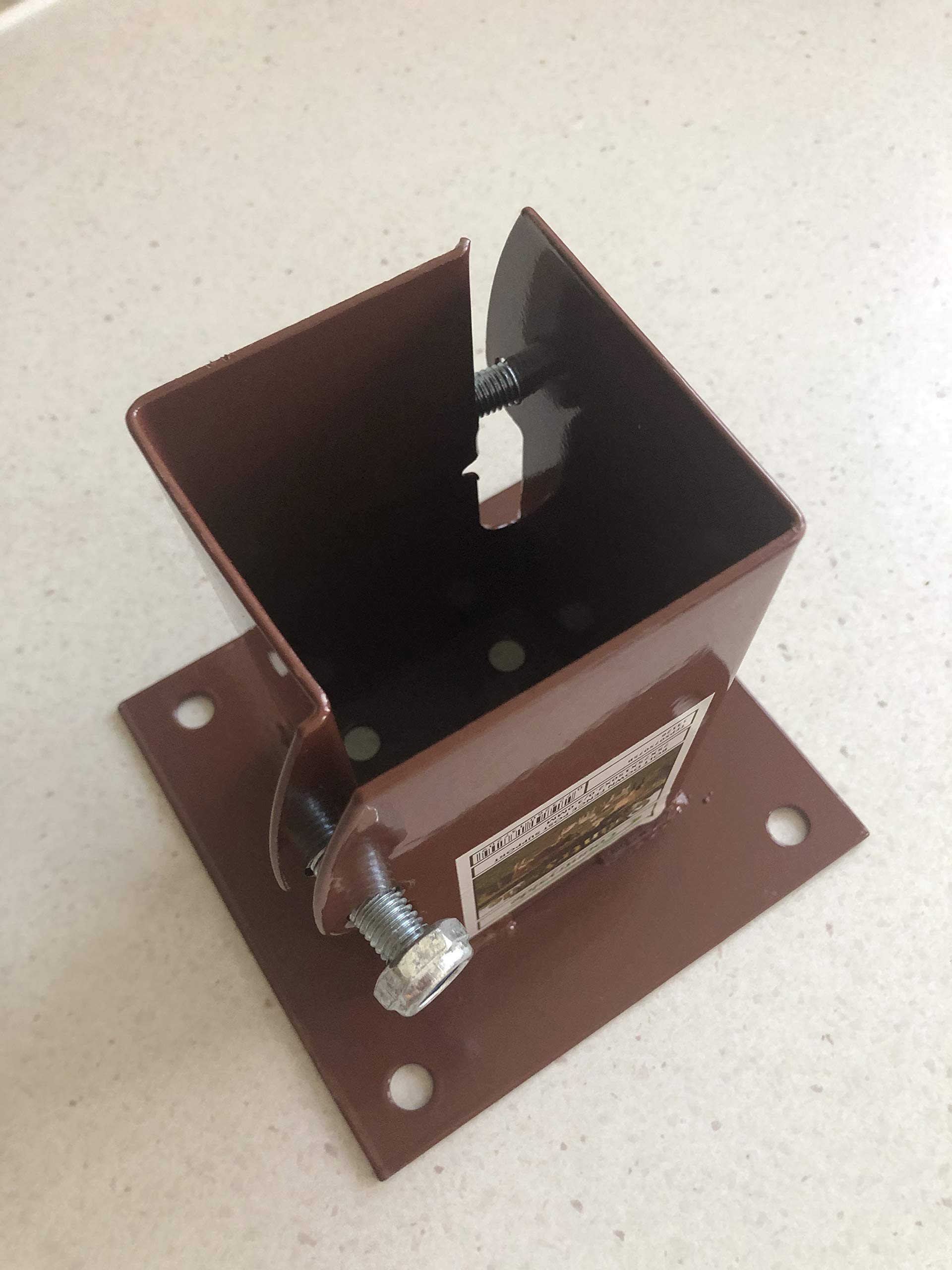 The Nail And Fixing Specialist Ltd Parker 75Mm X 75Mm 3" Bolt Down Post Support Like Met Post 6Pc