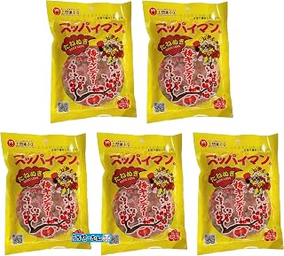 上間菓子店 スッパイマン 梅キャンディー たねぬき10個入 5袋 ＋ うちなーむんシール Ya