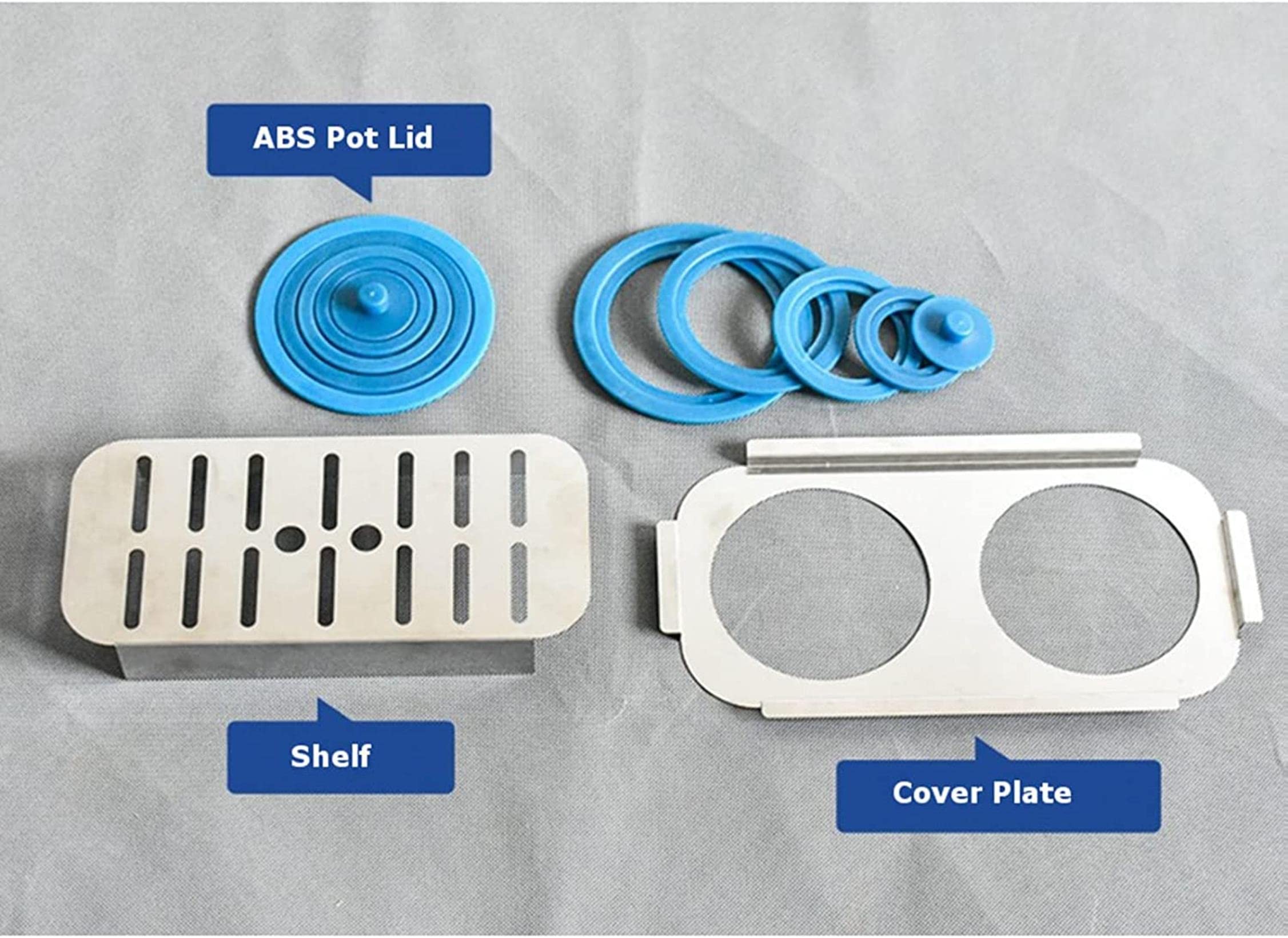 Baño María de Laboratorio con Pantalla Digital eléctrica, baño María termostático Digital, Calentador de baño María eléctrico de 2/4/6 Orificios con Tapa Protectora Ajustable (4 Orificios)