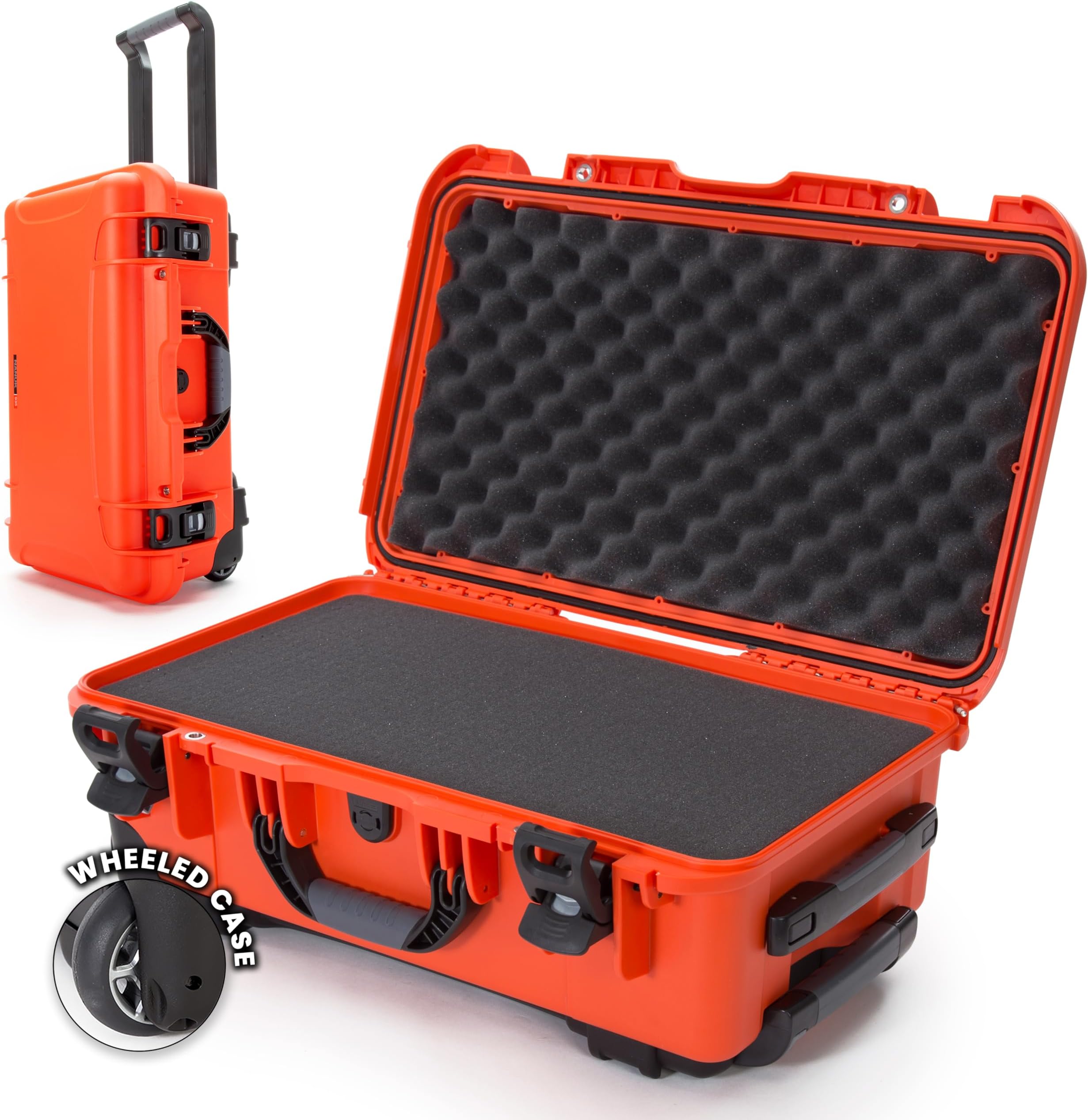 Nanuk 935 Waterproof Hard Case with Wheels and Foam Insert - Orange 935-1003