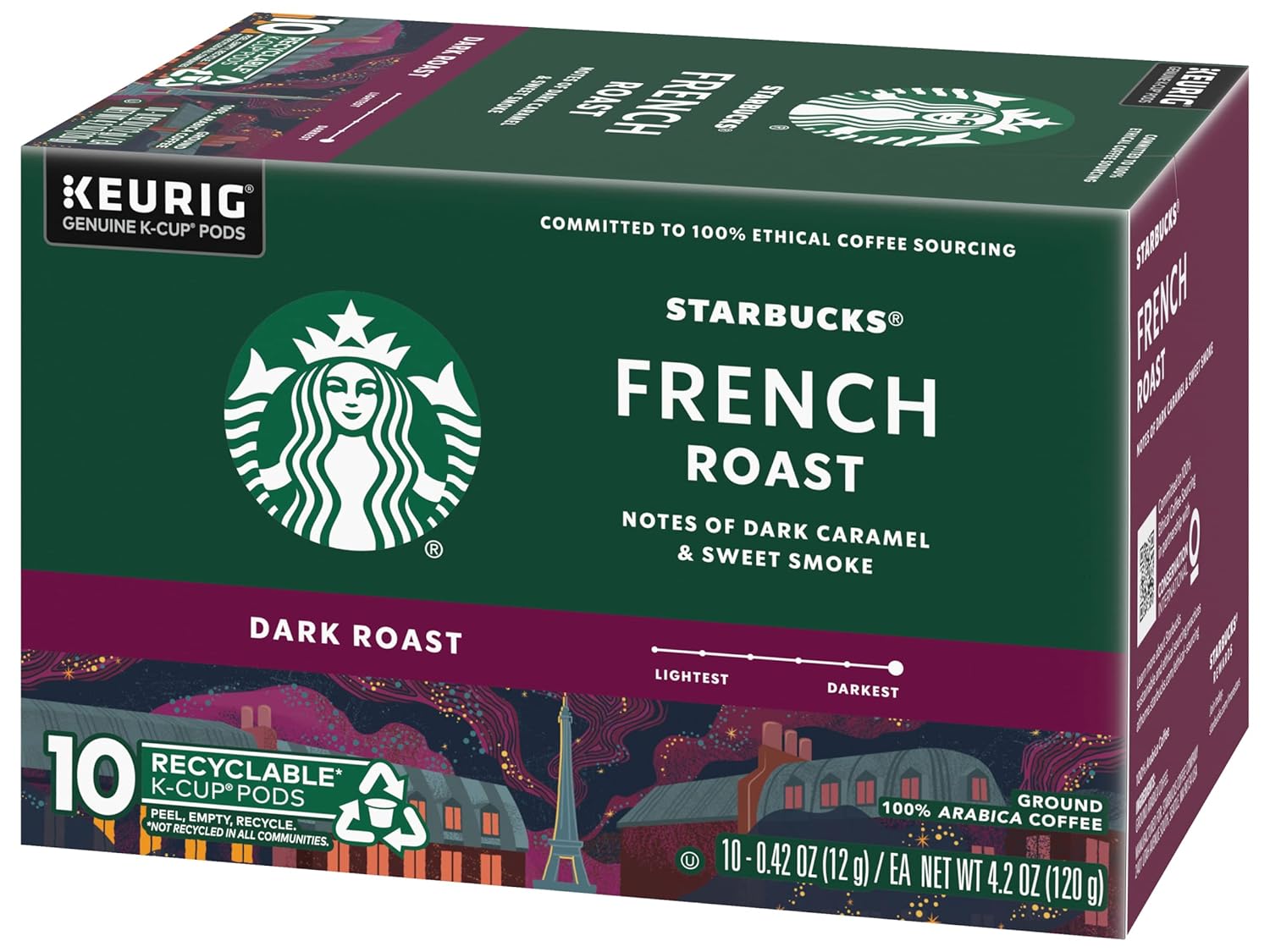 Starbucks, French Roast K cup 10 Count