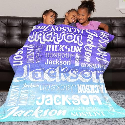 Vista 104 de Manta personalizada con texto, manta personalizada con nombre para madre, padre, adultos, amigos, amantes, perros, mascotas, manta de franela 01