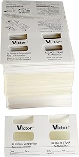 Safer M327 Monitor Victor Roach Glue Trap, White (Pack of 150)