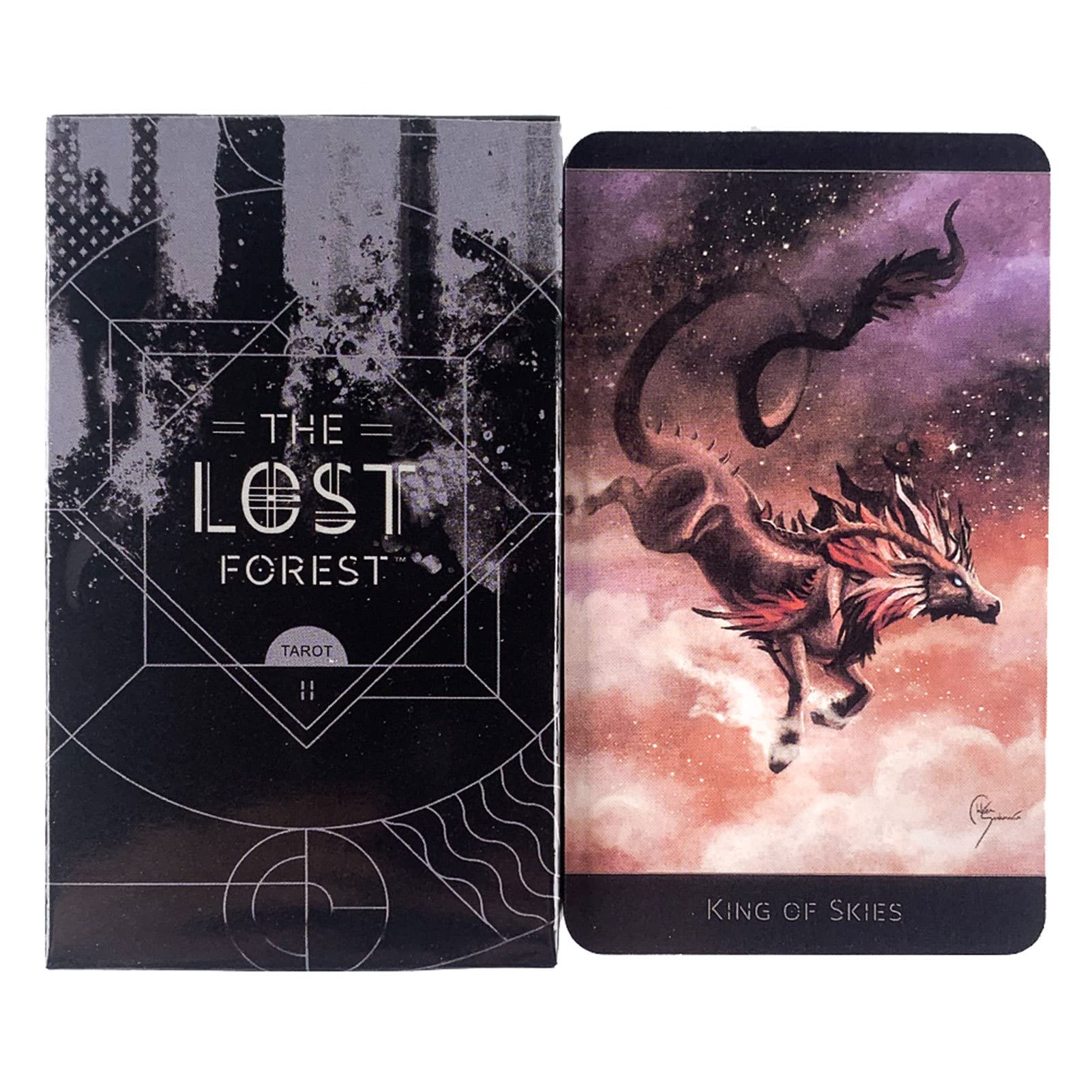 Troonz 5 Pcs 1 5 The Lost Forest Tarot Cards - English Version Divination Cards - Board Game Accessories - Family Gatherings, Fortune Telling Toys