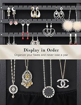 vanityme. 4点セットJewelryCharlesdeCat. Amazon.com: Nicetree 360° Swivel Jewelry Cabinet with Lights