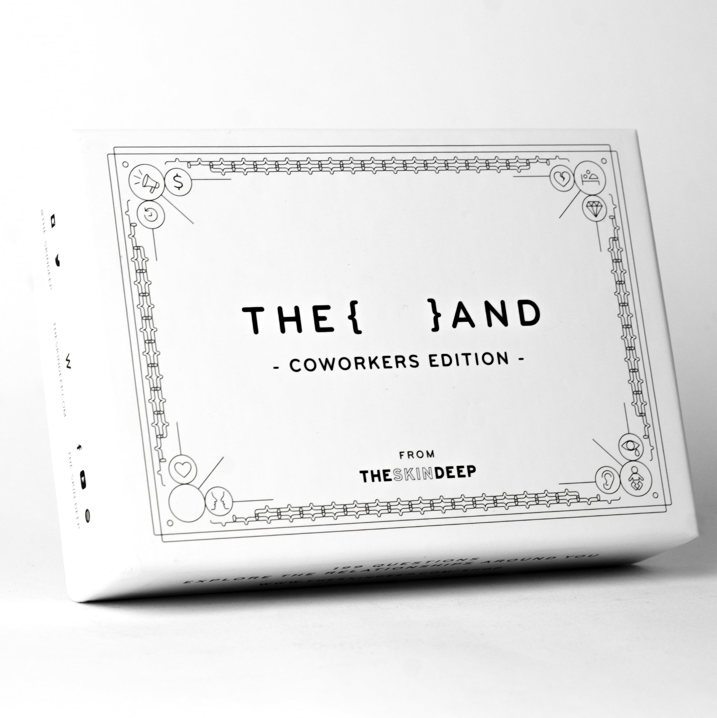 (THE AND) Coworkers Edition - 199 Icebreaker Conversation Cards for Workplace - Team Building Game for Work - Fun Office Activity to Break The Ice and Get to Know Your Teammates by The Skin Deep