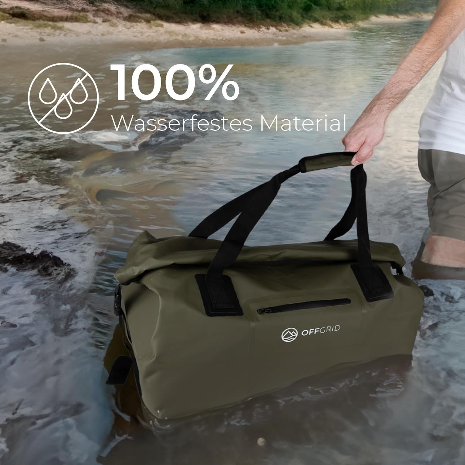 OFFGRID táska részletei és kiegészítők