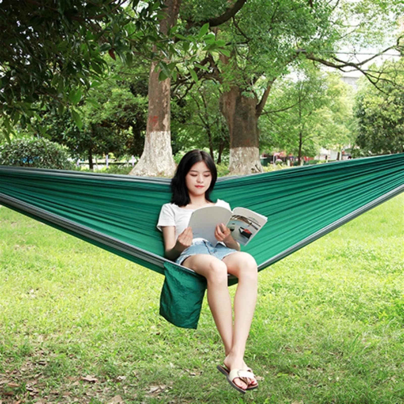 Attrezzatura da campeggio portatile Forniture per esterni Tessuto paracadute in nylon Swing (270x140) Elementi essenziali da viaggio per pellicce all'aperto e attività ricreative