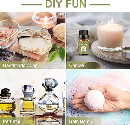 Miniatura 281 de Sedbuwza Aceite esencial de sándalo, aceite de fragancia de sándalo orgánico puro para difusor, humidificador, jabón, vela, perfume Paquete de 2