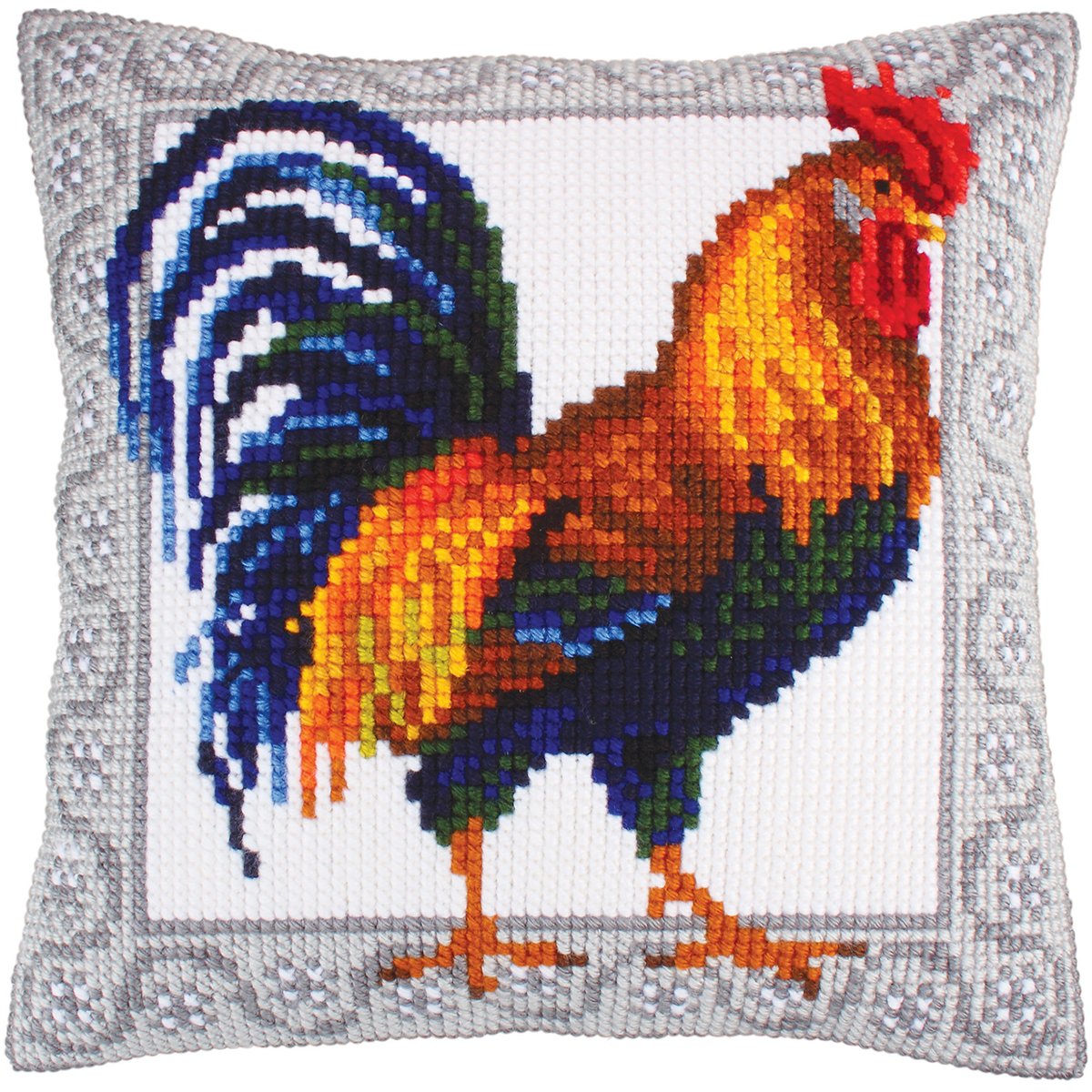 Collection D'Art Stamped Needlepoint Cushion Kit 40X40cm Before 11 thumbnail image