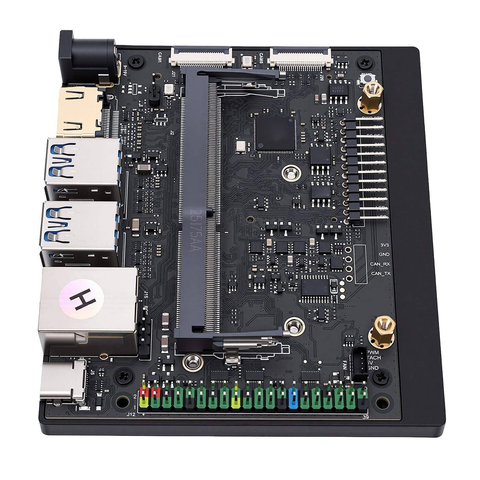Generic Scheda di Sviluppo AI con connettività Estesa per Scheda PCB Super Carrier Orin NX, Potente Supporto per Applicazioni AI, Adatta a Ingegneri e Sviluppatori