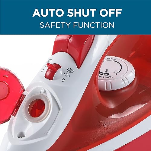 Miniatura 4 de Plancha de vapor Westinghouse para ropa, con tanque para 5 onzas de agua, Plástico Goma Metal, Verde, 1