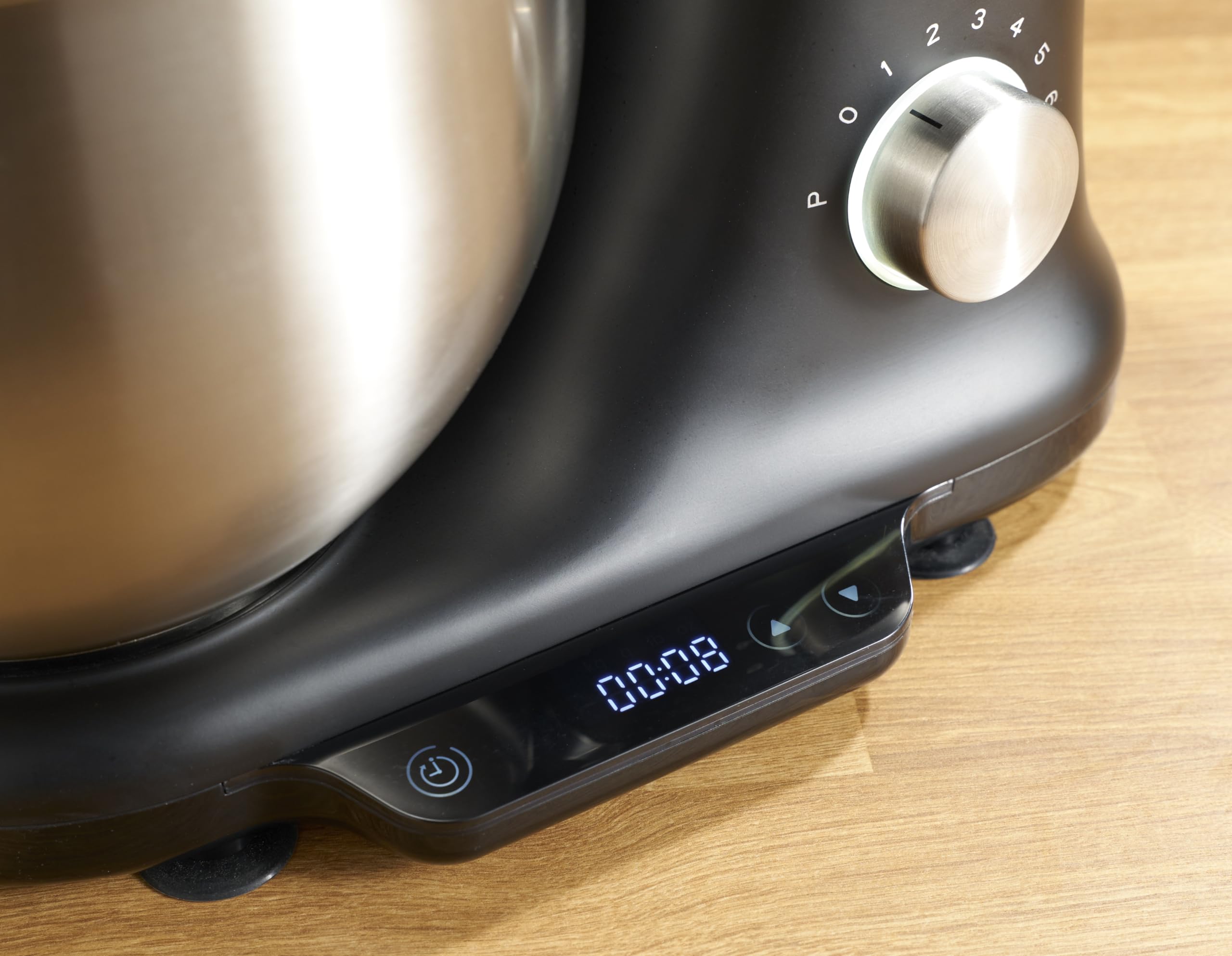 SEVERIN KM 3898 Impastatrice per Dolci, Pane e Pizza, Robot da Cucina da 1000 W Fino a 3 kg di Impasto, Robot da Cucina Multifunzione con Gancio per Impasto, Frusta e Sbattitore