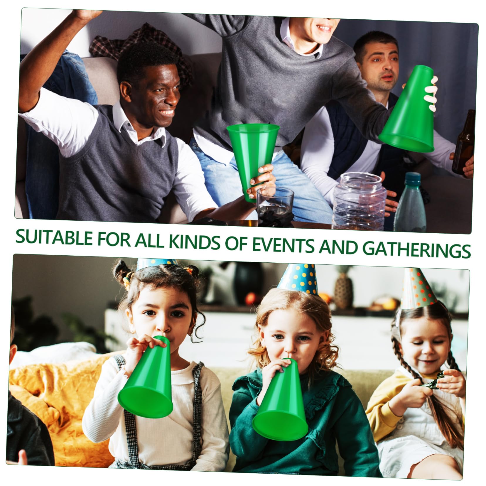 Cabilock Cheer Megaphone Large for Sporting Events Lightweight Calling Microphone Party Favors Blowers Game Accessories