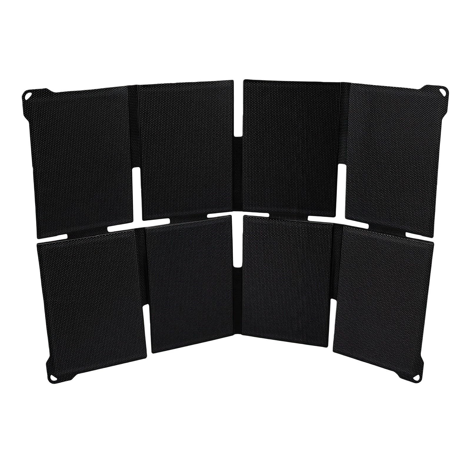 Alomejor Przenośna ładowarka do Paneli Słonecznych 45 W, Składany Monokrystaliczny Panel Słoneczny ETFE z USB A Typu C DC5521, 25-procentowa Konwersja na Kemping, Piesze Wycieczki, Podróżne