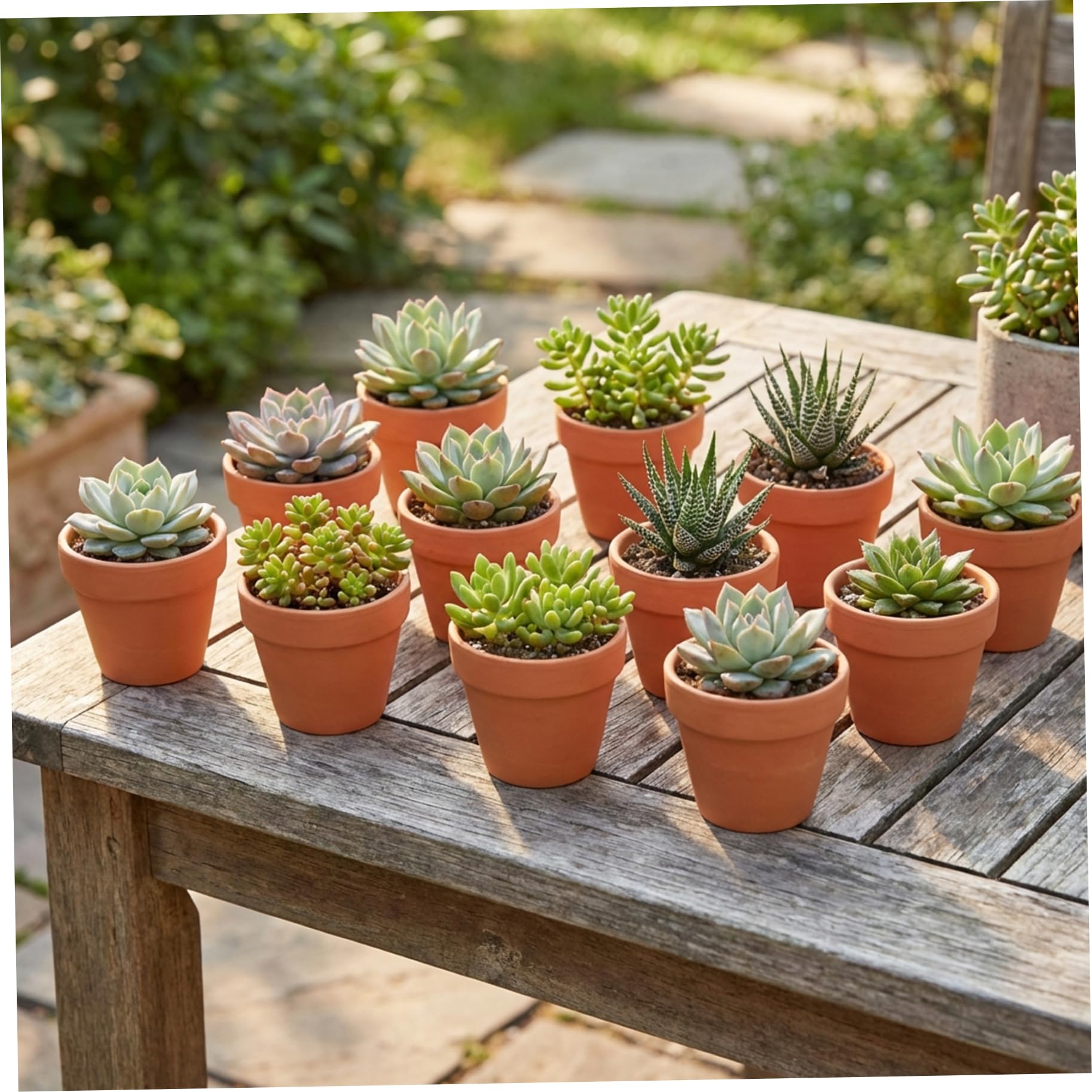 Paquete de 30 Mini Macetas de Terracota de 5x4 cm, Pequeñas Macetas de Barro con Orificio de Drenaje para Suculentas, Plántulas, Propagación, Plantación Artesanal, Decoración del Hogar, Favores